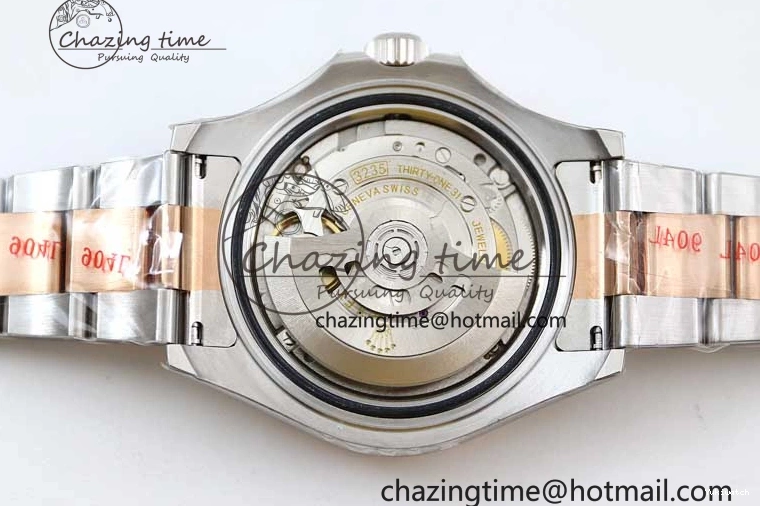 EWF SS Dial RG Yacht-Master Brown RG Bracelet 1:1 Edition Best on 126621 SS A3235 0409